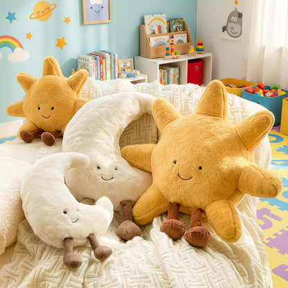Cuddle Pillow Sun & Moon Soft Plush & Shape-Stable