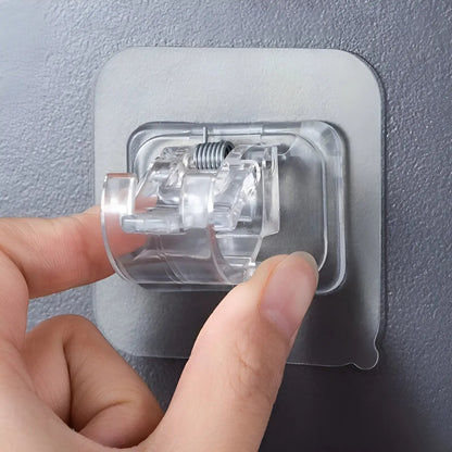 Curtain Rod Holders Peel-And-Stick Multi-Surface