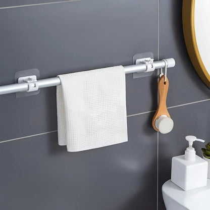 Curtain Rod Holders Peel-And-Stick Multi-Surface