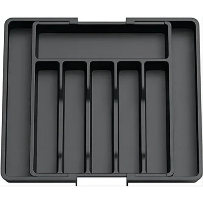 Cutlery Drawer Organizer Adjustable 13-22.4 Inch Non-Slip & Dishwasher-Safe