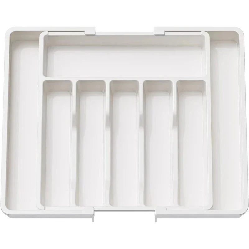 Cutlery Drawer Organizer Adjustable 13-22.4 Inch Non-Slip & Dishwasher-Safe