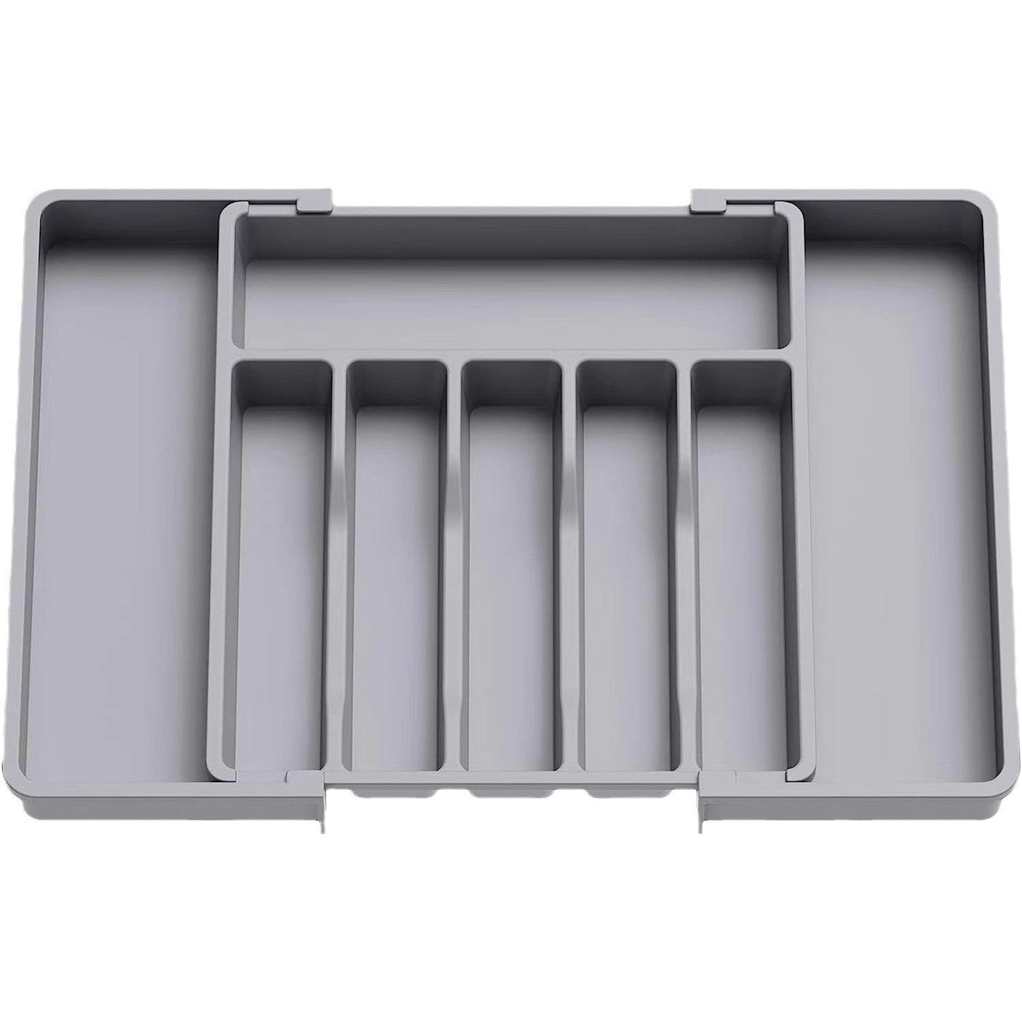 Cutlery Drawer Organizer Adjustable 13-22.4 Inch Non-Slip Food-Safe PP