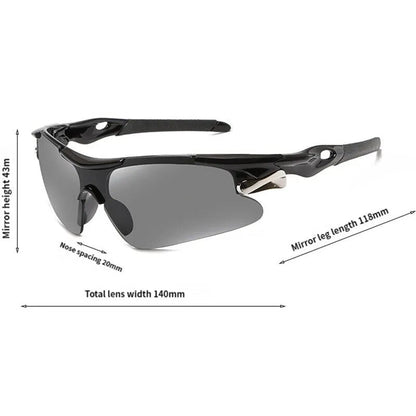 Cycling Sunglasses Windproof Frame UV Protection & Water-Resistant