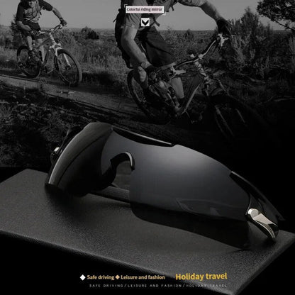 Cycling Sunglasses Windproof Frame UV Protection & Water-Resistant