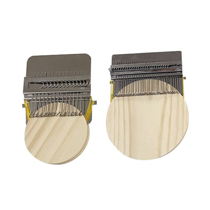 Darning Loom Mini Metal Hooks & Wood Base