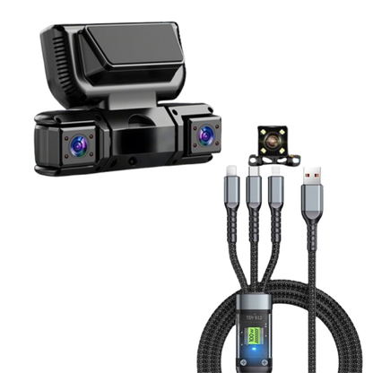 Dash Camera 4-Channel Full HD Night Vision