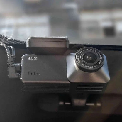 Dash Camera 4K Front 1080P Rear WiFi & GPS