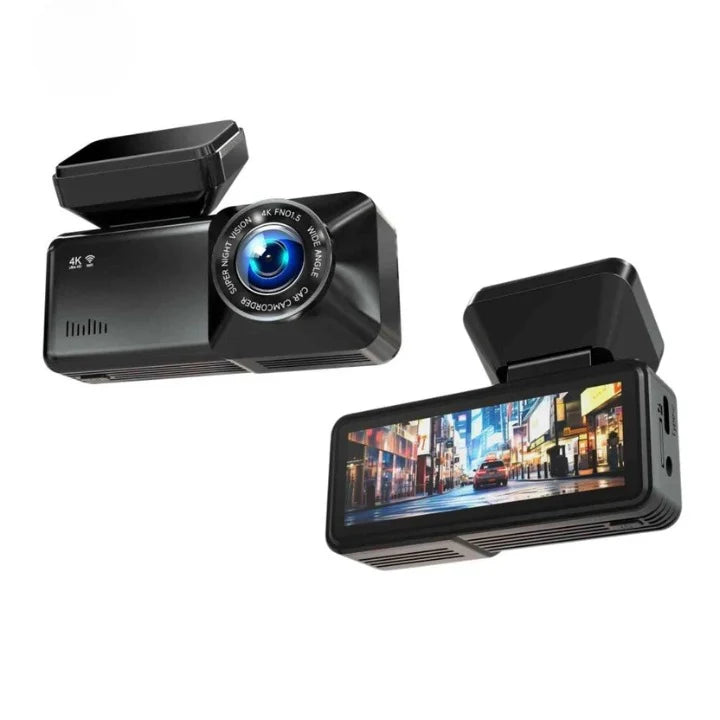 Dash Camera 4K Front 1080P Rear WiFi & GPS