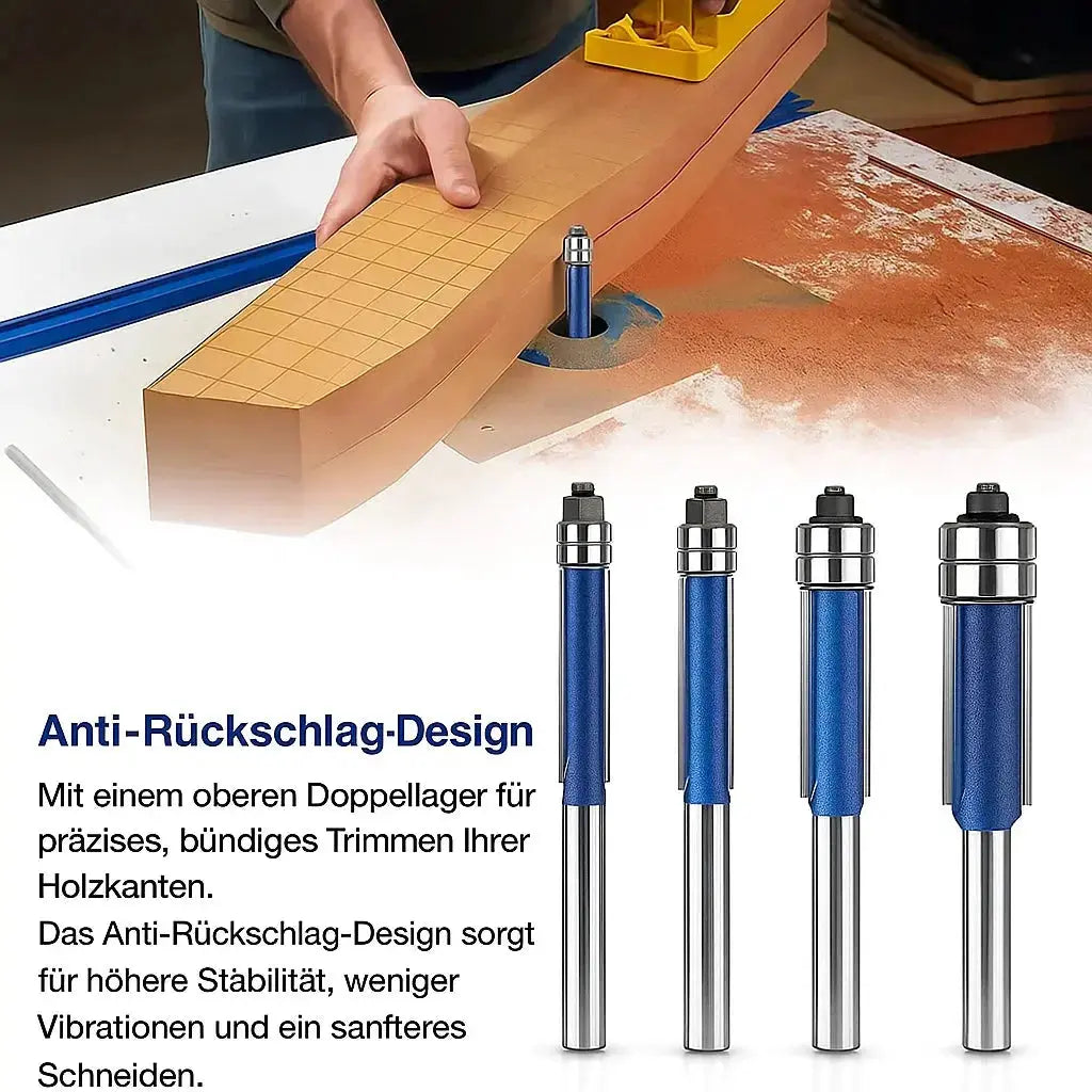 Deburring & Polishing Tool Set Hardened Steel Double Bearing