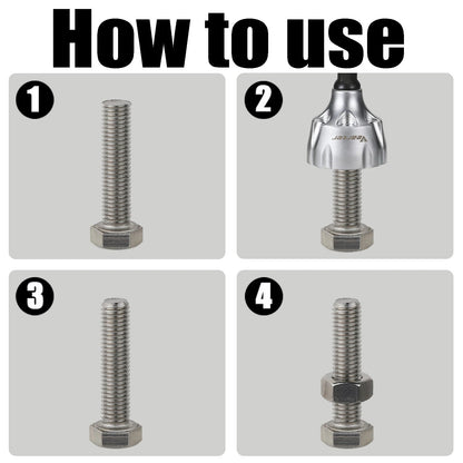 Deburring Tool 3-Flute Carbide 1/4 Inch Hex Shank