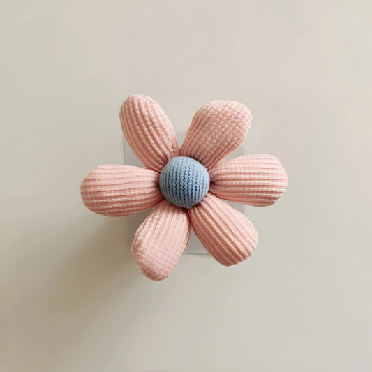 Decorative Wall Hook Natural Wood Floral Pattern Includes Hardware