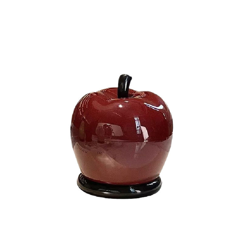 Dental Floss Organizer Dustproof Lid Apple & Pear Design