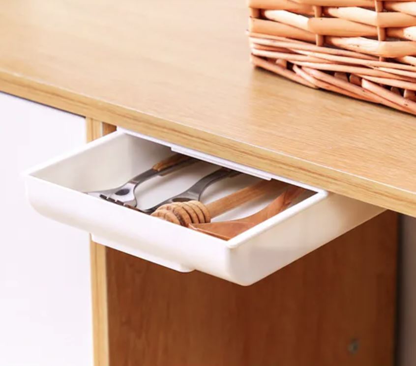 Desk Drawer Invisible Self-Adhesive Space-Saving