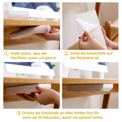 Desk Drawer Invisible Self-Adhesive Space-Saving