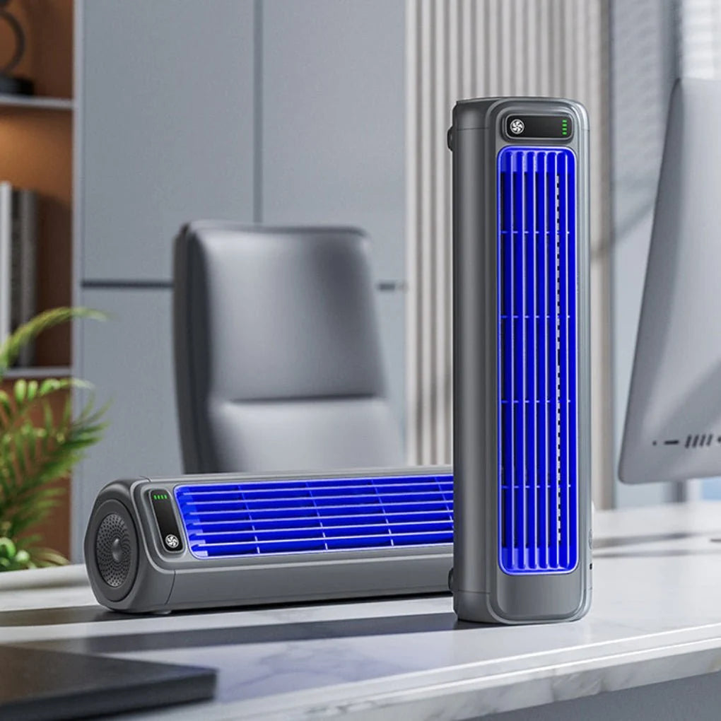 Desk Fan Cordless Rechargeable Oscillating Up To 8 Hours