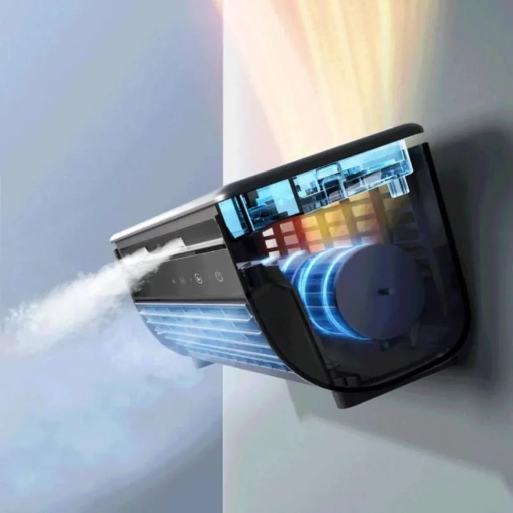 Desk Fan Cordless Rechargeable Oscillating Up To 8 Hours