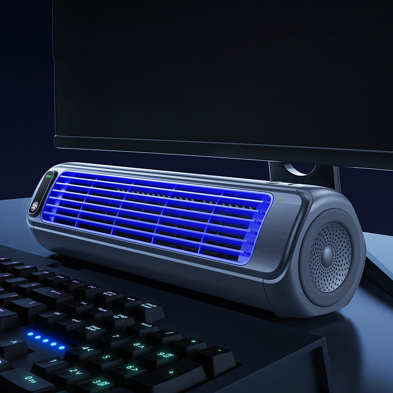 Desk Fan Rechargeable 12-Hour Quiet LED