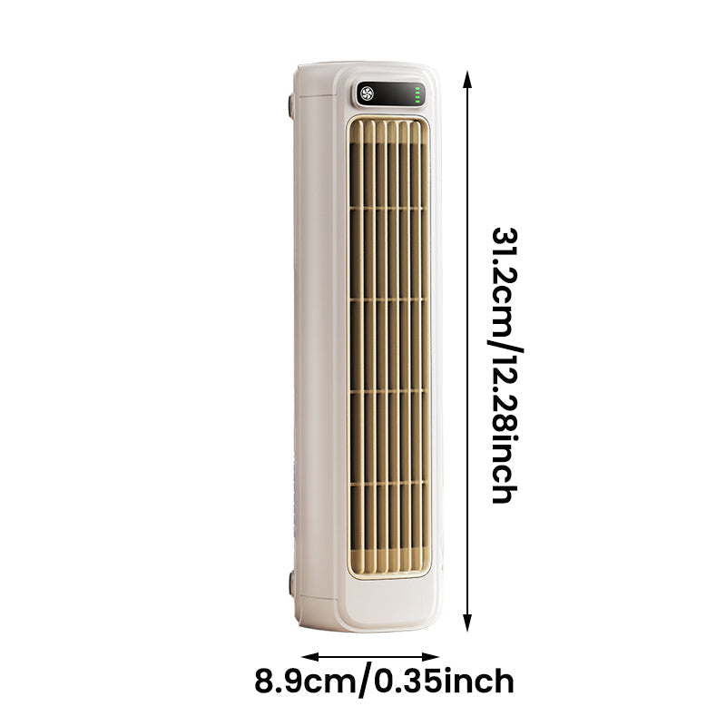 Desk Fan Rechargeable 12-Hour Quiet LED