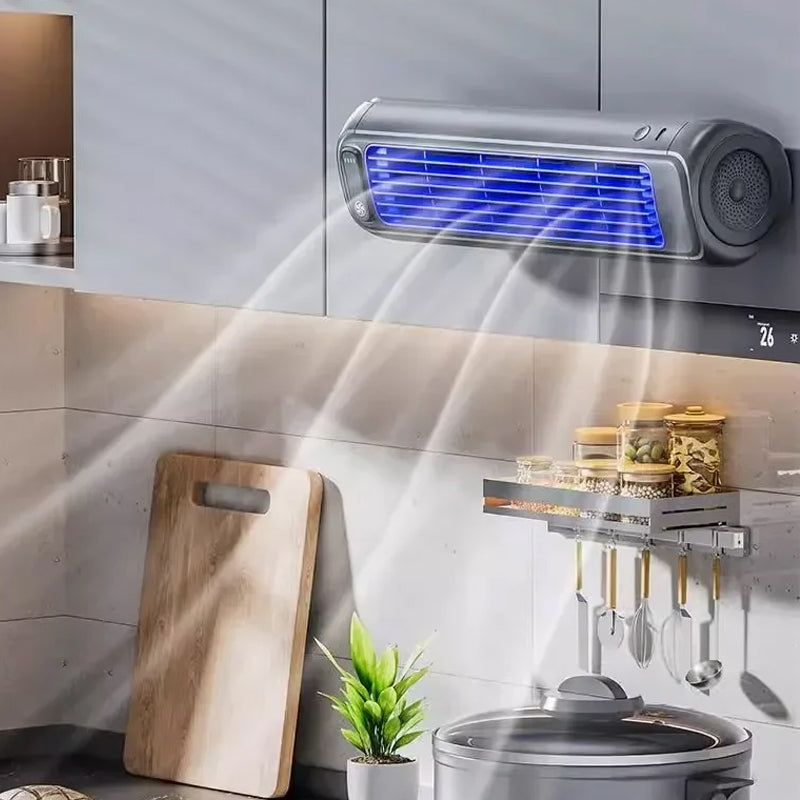Desk Fan Rechargeable 12-Hour Quiet LED
