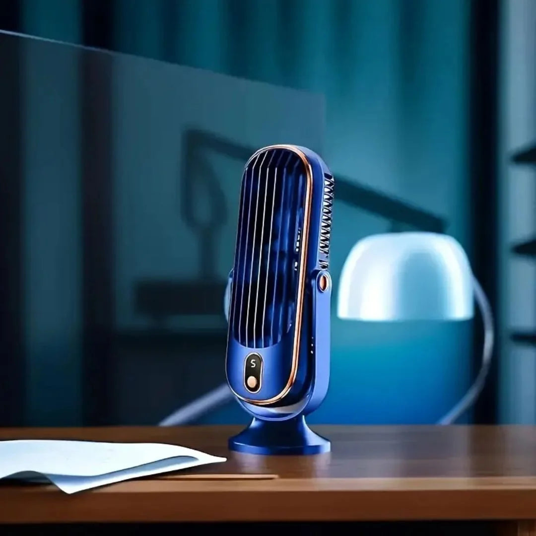 Desk Fan Whisper-Quiet USB Rechargeable & Touch Control