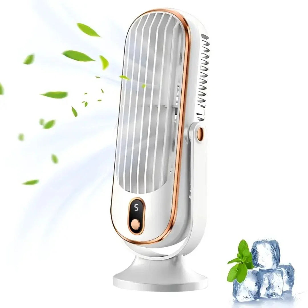Desk Fan Whisper-Quiet USB Rechargeable & Touch Control