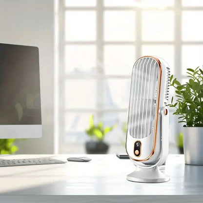Desk Fan Whisper-Quiet USB Rechargeable & Touch Control