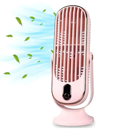 Desk Fan Whisper-Quiet USB Rechargeable & Touch Control