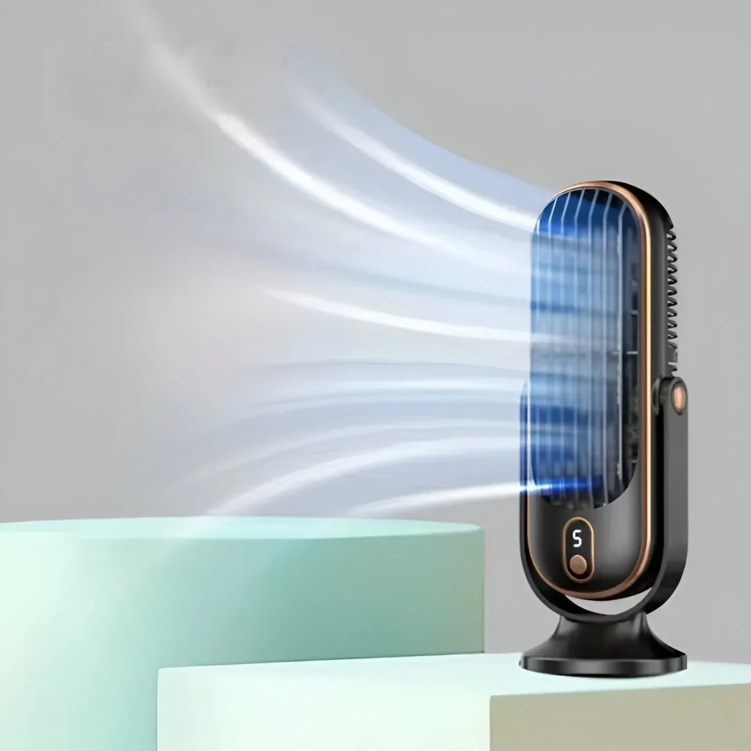 Desk Fan Whisper-Quiet USB Rechargeable & Touch Control