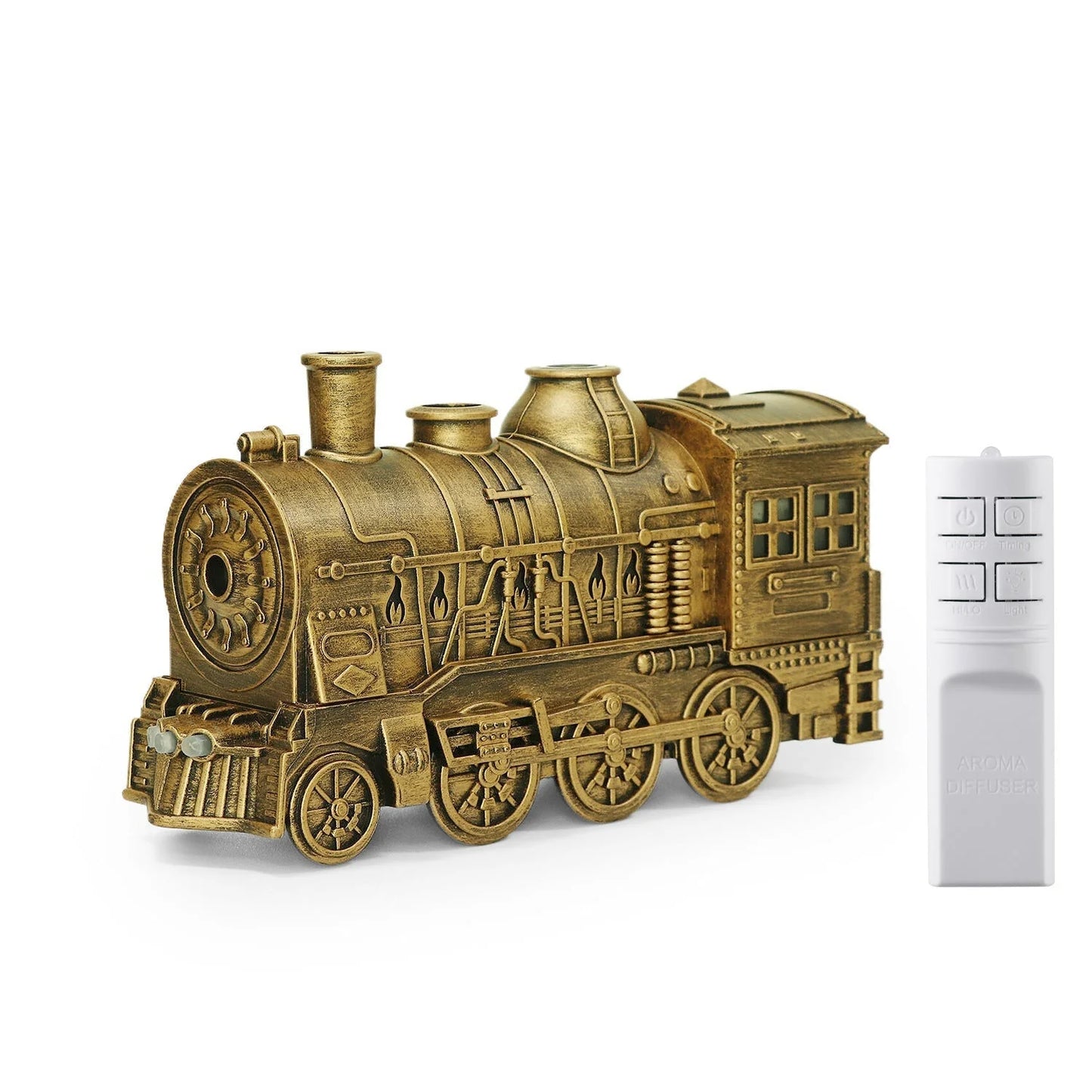 Desk Humidifier Vintage Steam Train Ultrasonic Mist & Aromatherapy