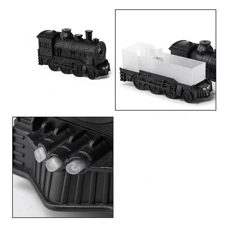 Desk Humidifier Vintage Steam Train Ultrasonic Mist & Aromatherapy