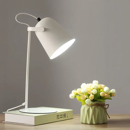 Desk Lamp Adjustable Shade Metal Base E27 Socket