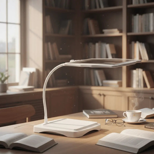 Desk Magnifier Lamp 3x Magnification LED Gooseneck