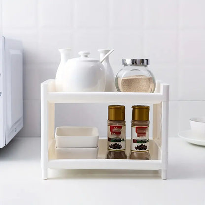 Desk Organizer 2-Tier Compact Open Sides