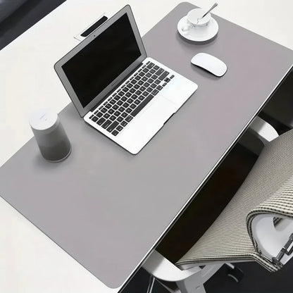 Desk Pad Faux Leather Waterproof Non-Slip Backing