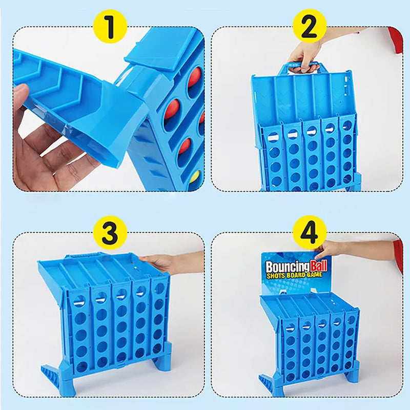 Dexterity Ball Toss Game Portable Ball Ramp & Storage