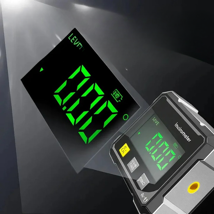 Digital Angle Finder 0.2° Accuracy Laser Line Magnetic Base