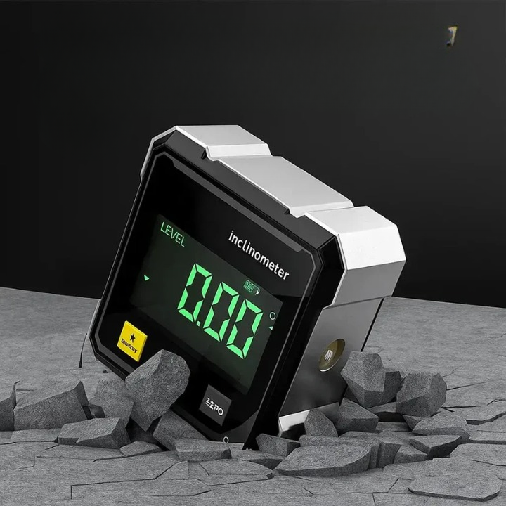 Digital Angle Finder 0.2° Accuracy Laser Line Magnetic Base