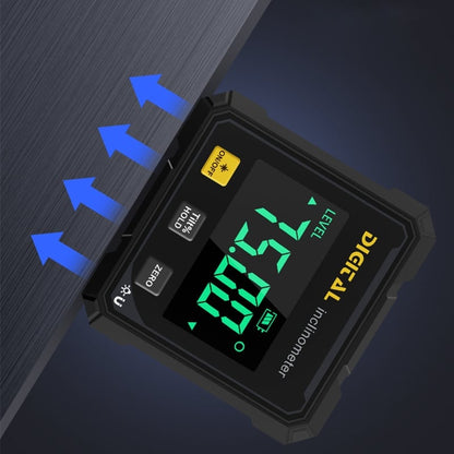 Digital Angle Gauge 360° Range Magnetic Base Illuminated LCD