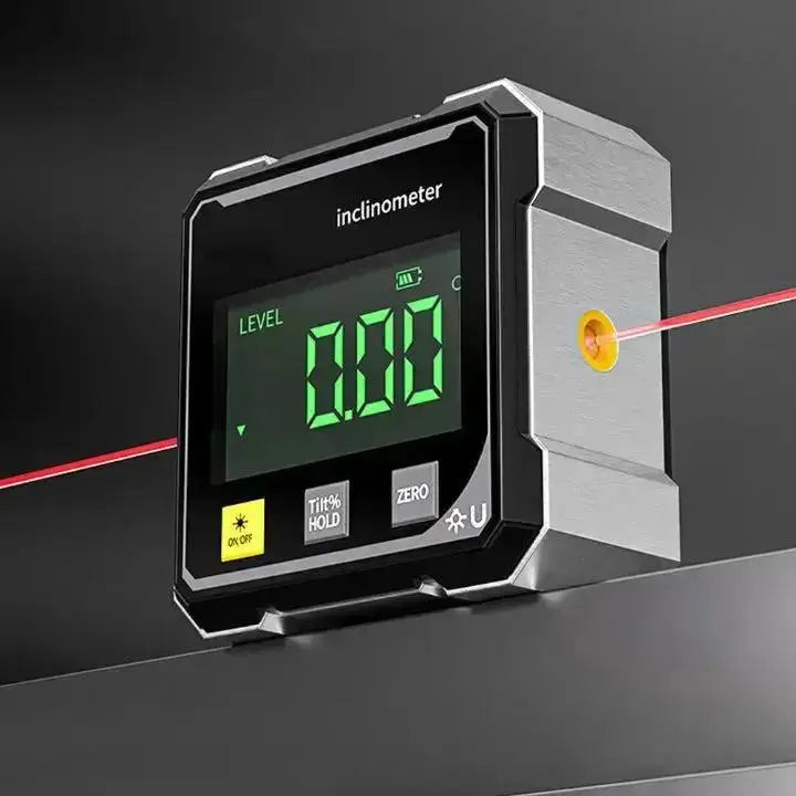 Digital Inclinometer Laser Line & Magnetic Base