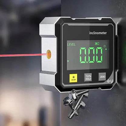 Digital Inclinometer Laser Line & Magnetic Base