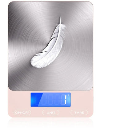 Digital Kitchen Scale Backlit LCD 15 Kg USB-C Rechargeable