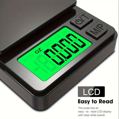 Digital Kitchen Scale Ultra-Slim High-Precision Backlit LCD