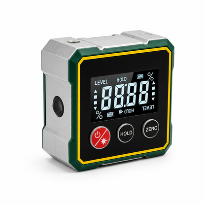 Digital Laser Inclinometer Dual Display Auto Calibration