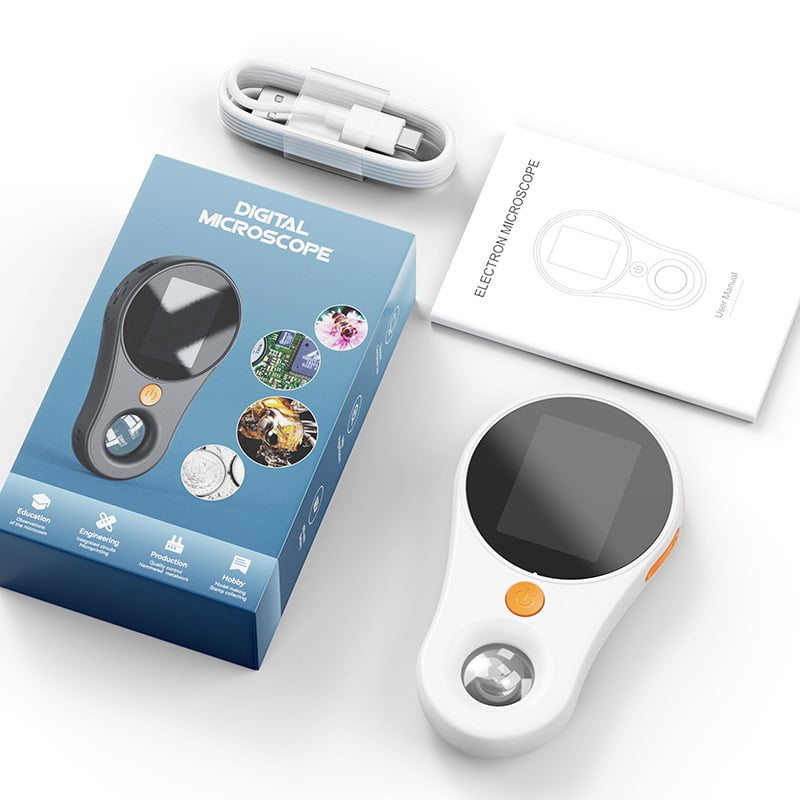 Digital Microscope 500x Magnification 2-Inch IPS 16MP