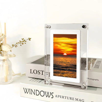 Digital Photo Frame 7-Inch HD Stereo Speakers