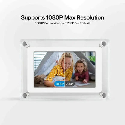 Digital Photo Frame 7-Inch HD Stereo Speakers