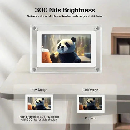 Digital Photo Frame 7-Inch HD Stereo Speakers