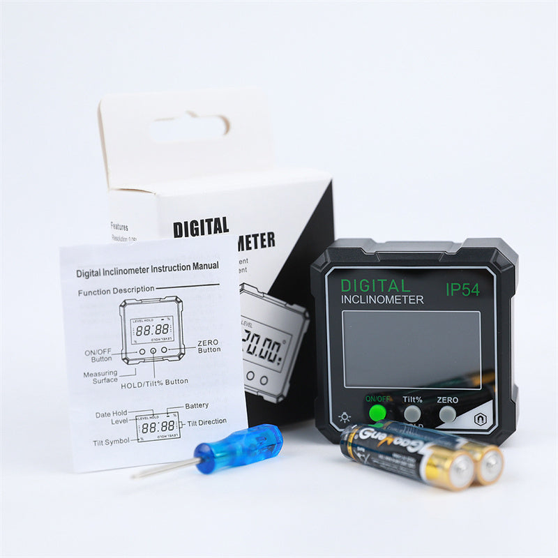 Digital Protractor High Precision Magnetic Base IP54