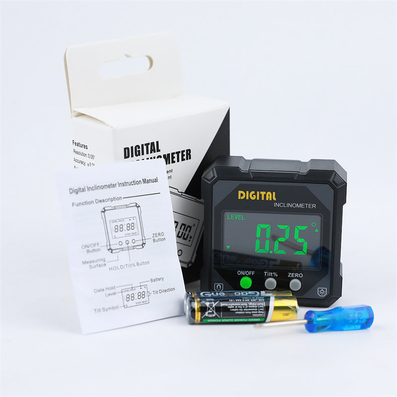 Digital Protractor High Precision Magnetic Base IP54