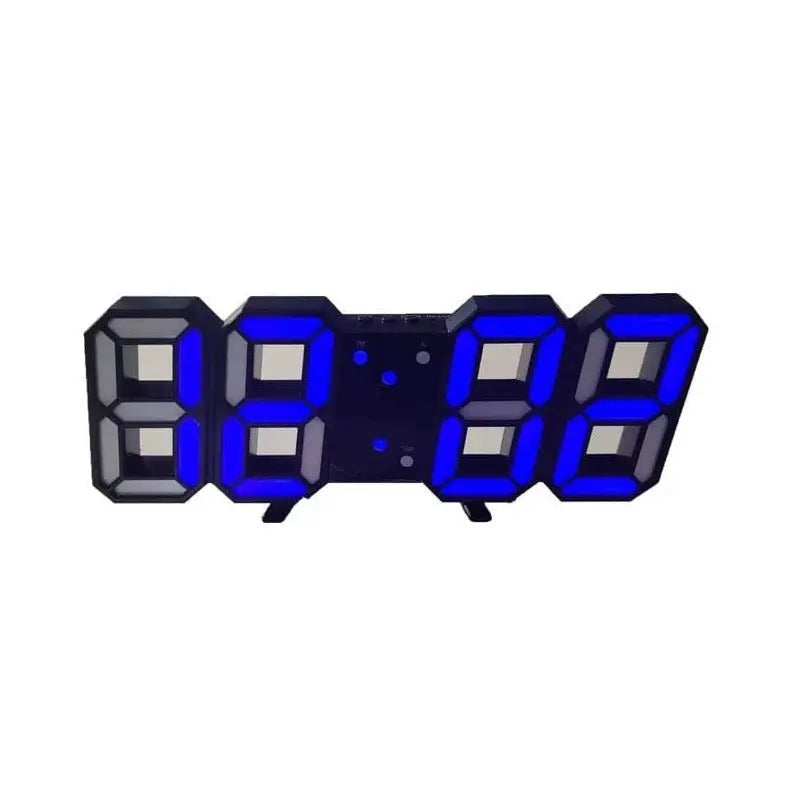 Digital Wall Clock Large Dimmable LED Remote Control